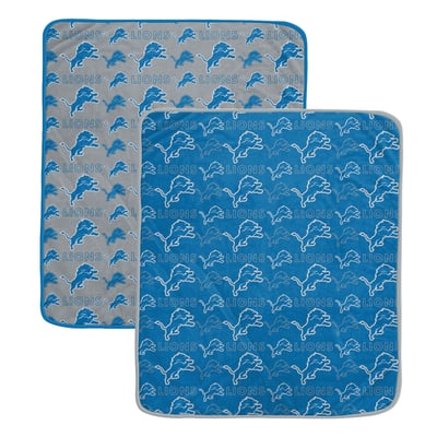 Detroit Lions Pegasus Two-Piece Home & Away Logo Roll 60" x 70" Blanket Set