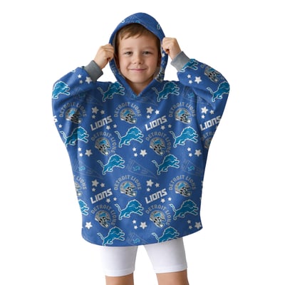 Detroit Lions Pegasus Victory Pennant Ultra Soft Youth Fan Cape