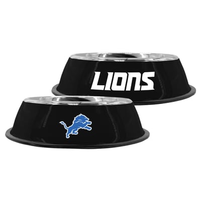 Detroit Lions The Memory Company 9" Stainless Steel Pet Bowl