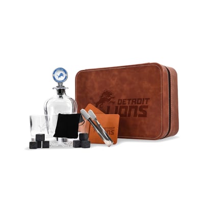 Detroit Lions The Memory Company Decanter Set