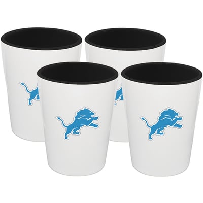 Detroit Lions The Memory Company Four-Pack Ceramic Shot Glass Set