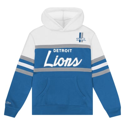 Detroit Lions Mitchell & Ness Toddler Head Coach Hoodie - Blue