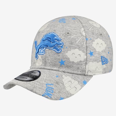 Detroit Lions New Era Toddler Sky 9TWENTY Adjustable Hat - Heather Gray
