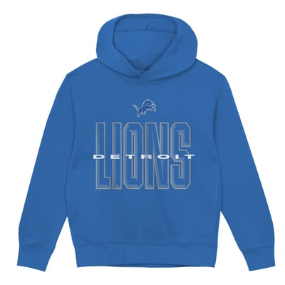 Detroit Lions Outerstuff Toddler Field General Fleece Hoodie - Blue