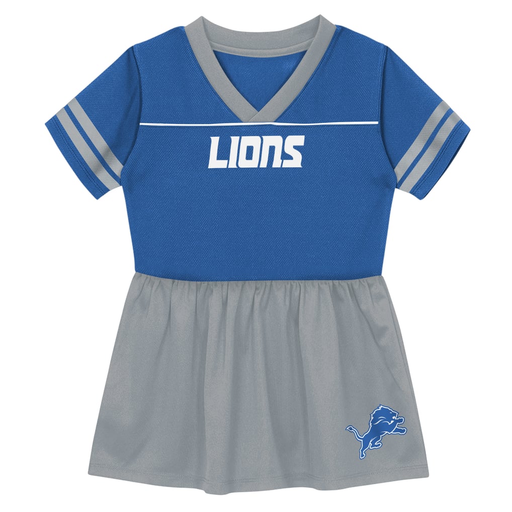 white football jersey dress Toddler Outerstuff Blue Detroit Lions Stadium Lights V-Neck Fashion Size: 4T American football