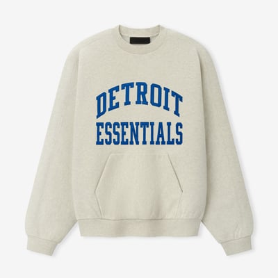 Detroit Lions Fear of God x NFL Unisex 90s Relaxed Sweatshirt - Oatmeal