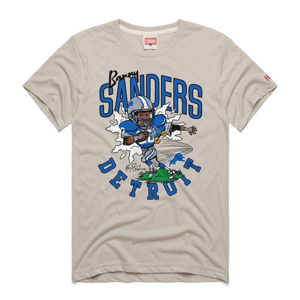 Unisex Detroit Lions Barry Sanders Homage Stone Caricature Player ...