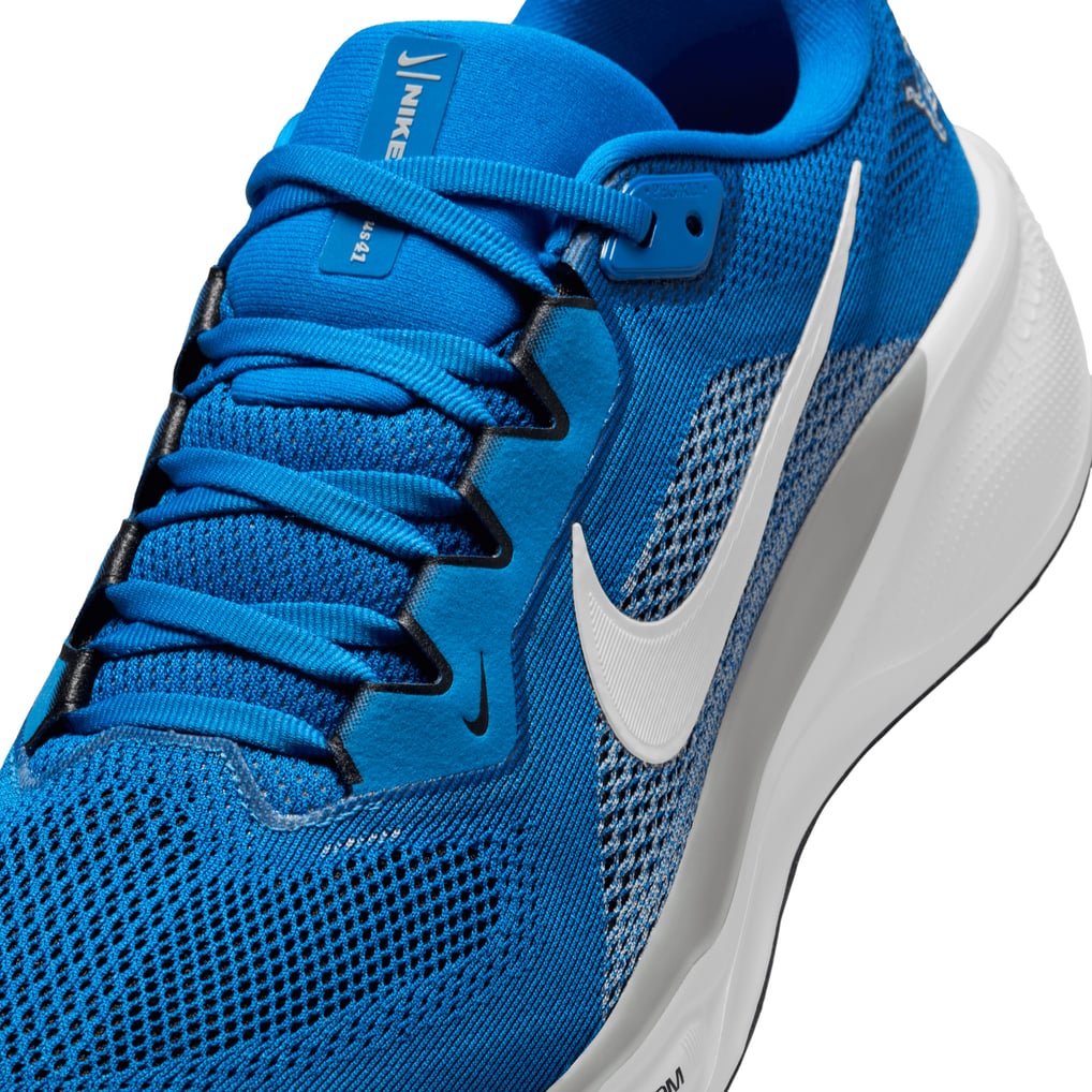 Unisex Nike Blue Detroit Lions Air Zoom Pegasus 41 Sneakers display picture 3