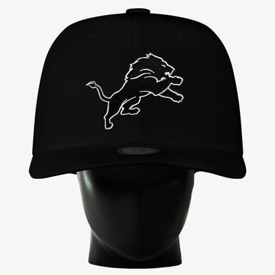 Detroit Lions Noggin Boss Unisex Big Hat - Black