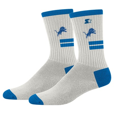  Detroit Lions Starter Unisex Premiere Cushioned Crew Socks - Cream