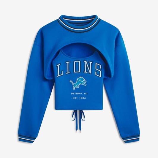  Detroit Lions Off Season x NFL Women's Fleece Shrug Cami - Blue
