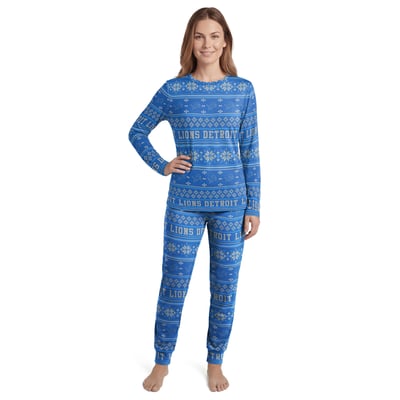 Detroit Lions Concepts Sport Women's Jubilee Sleep Set - Blue