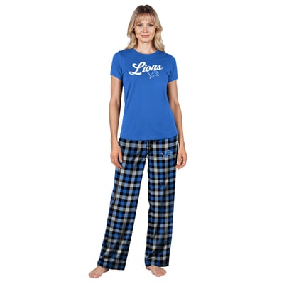 Detroit Lions Concepts Sport Women's Plus Size Highland Sleep Set - Blue
