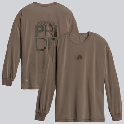 Detroit Lions lululemon Women's Easy Set Relaxed Fit Long Sleeve T-Shirt - Solid Nomad