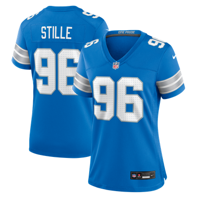 Ben Stille Detroit Lions Nike Women's Team Game Jersey - Blue