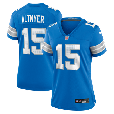 Luke Altmyer Detroit Lions Nike Women's Team Game Jersey - Blue