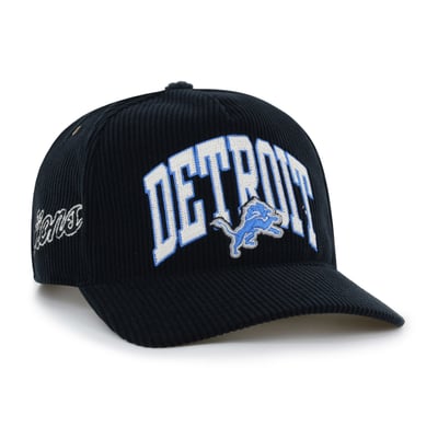 Detroit Lions Stoney Clover Lane x '47 Women's Big Arch Hitch Adjustable Hat - Black