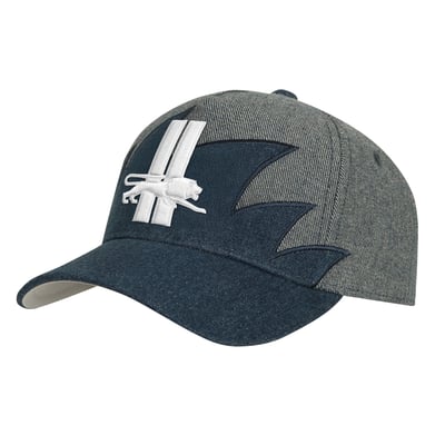 Detroit Lions Mitchell & Ness Youth Sharktooth Pro Pinch Snapback Hat - Denim
