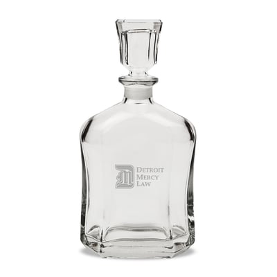 Detroit Mercy Titans 23.75oz. Crystal Whisky Decanter