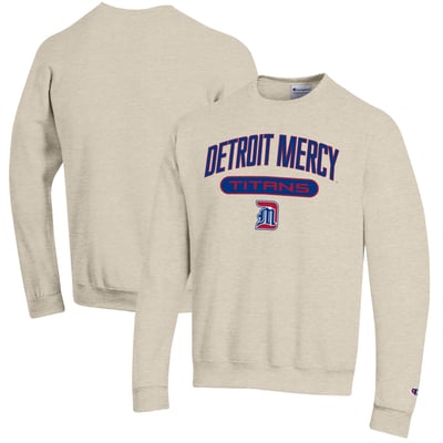 Detroit Mercy Titans Champion Powerblend Sweatshirt - Oatmeal