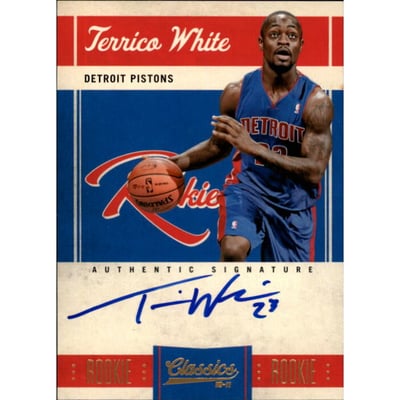 2010-11 Classics #176 Terrico White/699 AU RC