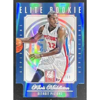 2012-13 Panini Elite Aspirations #290 Khris Middleton RC /68