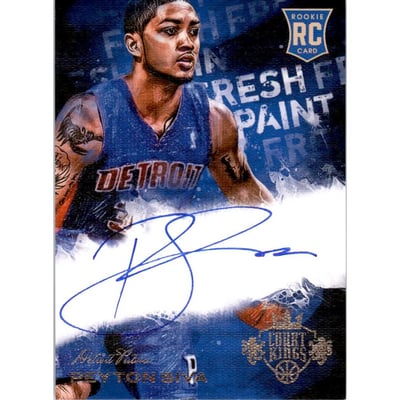 2013-14 Court Kings Fresh Paint Autographs #17 Peyton Siva/499