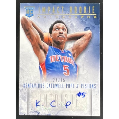 2013-14 Panini Intrigue Impact Rookie #17 Kentavious Caldwell-Pope RC Auto /75