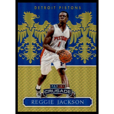 2014-15 Panini Excalibur Crusade Blue #11 Reggie Jackson
