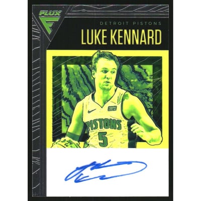 2019-20 Panini Chronicles Flux Autographs #8 Luke Kennard
