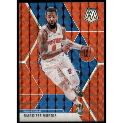 2019-20 Panini Mosaic Mosaic Choice Red Fusion #77 Markieff Morris