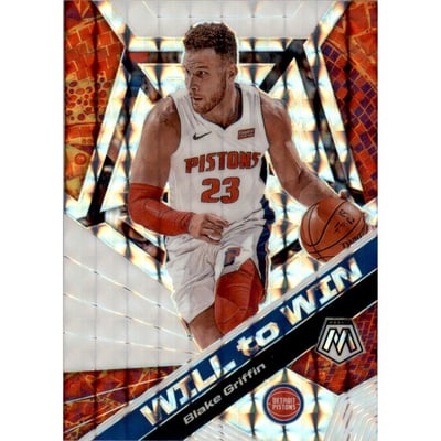 2019-20 Panini Mosaic Will to Win Mosaic #5 Blake Griffin