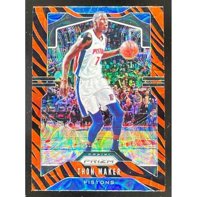 2019-20 Panini Prizm Prizms Choice Tiger Stripe #96 Thon Maker