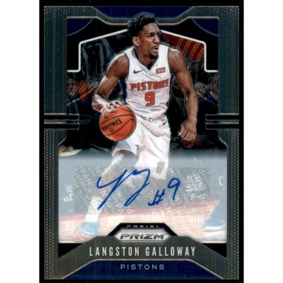 2019-20 Panini Prizm Signatures #94 Langston Galloway