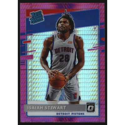 2020-21 Donruss Optic Hyper Pink #166 Isaiah Stewart RR