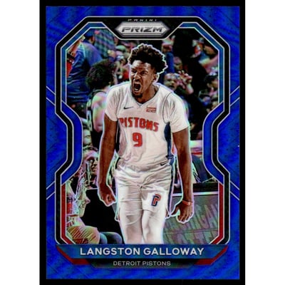 2020-21 Panini Prizm Prizms Blue #227 Langston Galloway