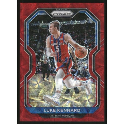 2020-21 Panini Prizm Prizms Choice Red #201 Luke Kennard