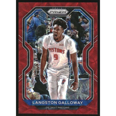2020-21 Panini Prizm Prizms Choice Red #227 Langston Galloway