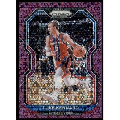 2020-21 Panini Prizm Prizms Fast Break Purple #201 Luke Kennard