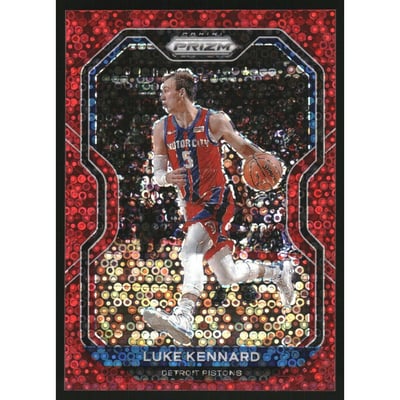 2020-21 Panini Prizm Prizms Fast Break Red #201 Luke Kennard