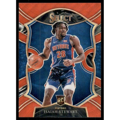 2020-21 Select Prizms Red Wave #76 Isaiah Stewart