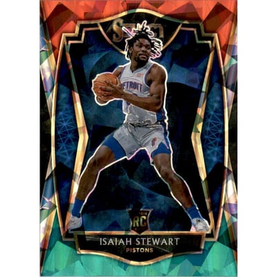 2020-21 Select Prizms Red White Green Ice #191 Isaiah Stewart