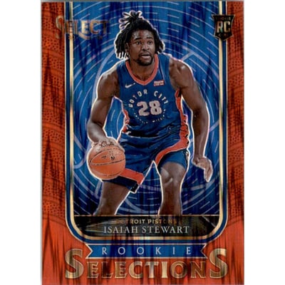 2020-21 Select Rookie Selections Prizms Red #27 Isaiah Stewart