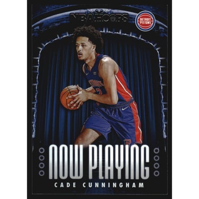 2021-22 Hoops Now Playing #1 Cade Cunningham