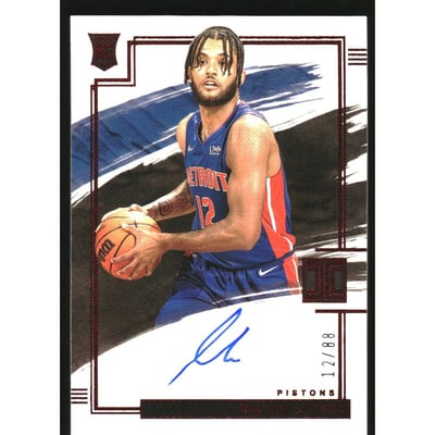 2021-22 Panini Impeccable Rookie Autographs Asia #18 Isaiah Livers