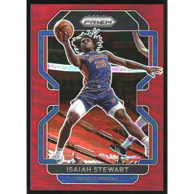 2021-22 Panini Prizm Prizms Red #158 Isaiah Stewart