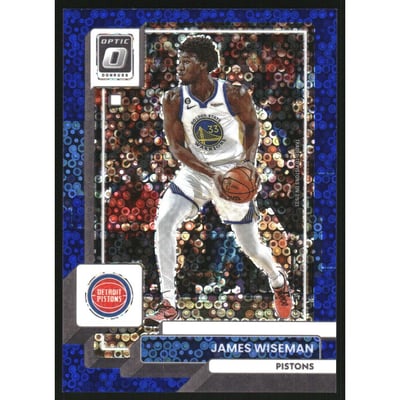 2022-23 Donruss Optic Fast Break Blue #80 James Wiseman