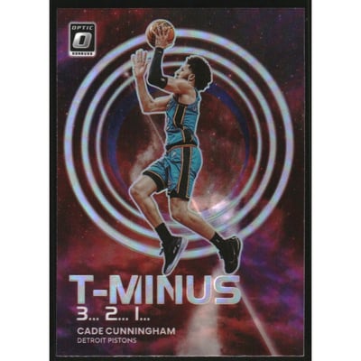 2022-23 Donruss Optic T-Minus 3...2...1... Holo #8 Cade Cunningham