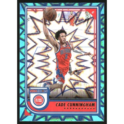 2022-23 Hoops Teal Explosion #59 Cade Cunningham