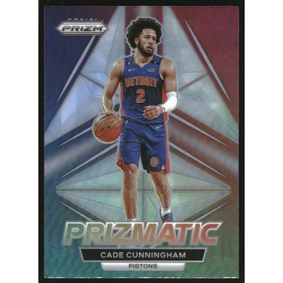 2022-23 Panini Prizm Prizmatic Prizms Silver #8 Cade Cunningham